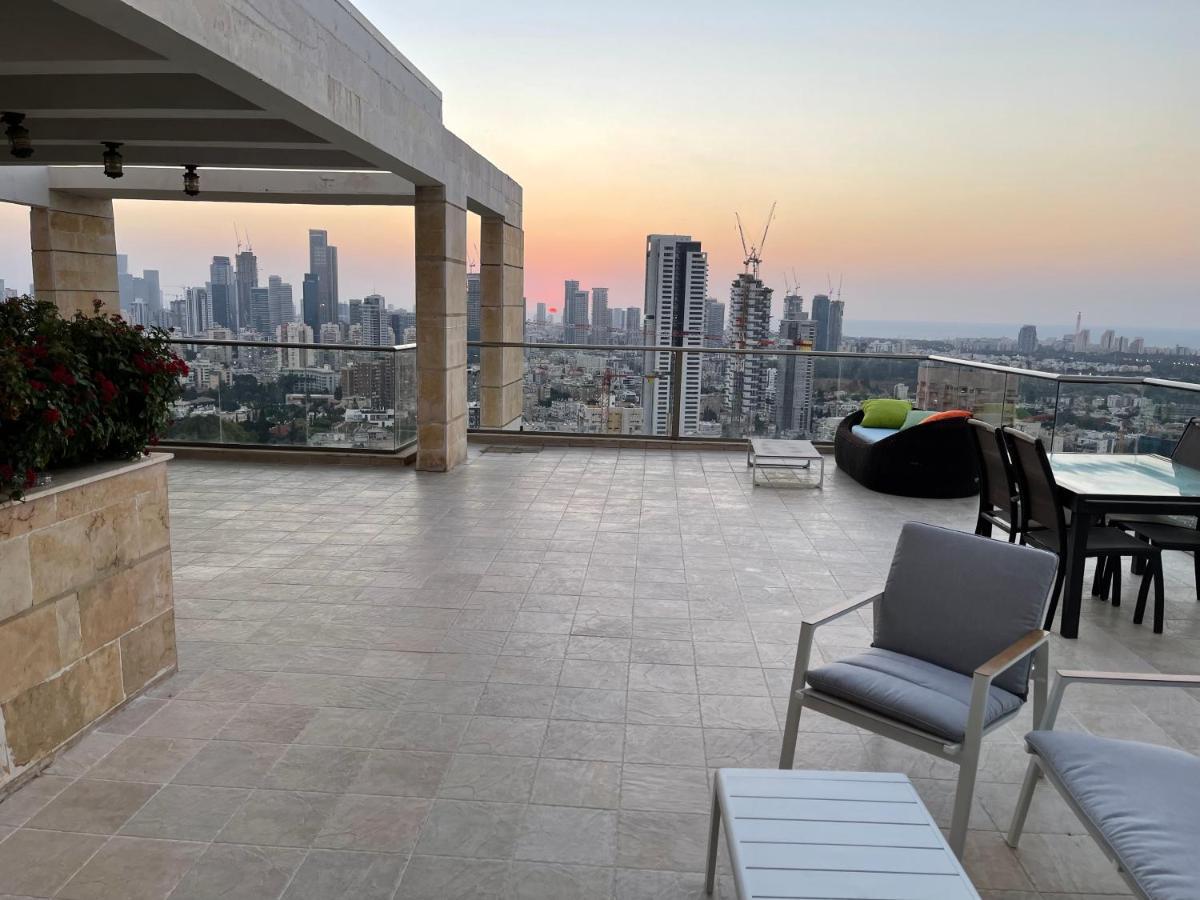 דירות רמת גן Beautiful Penthouse W/Amazing View, Prime Location מראה חיצוני תמונה