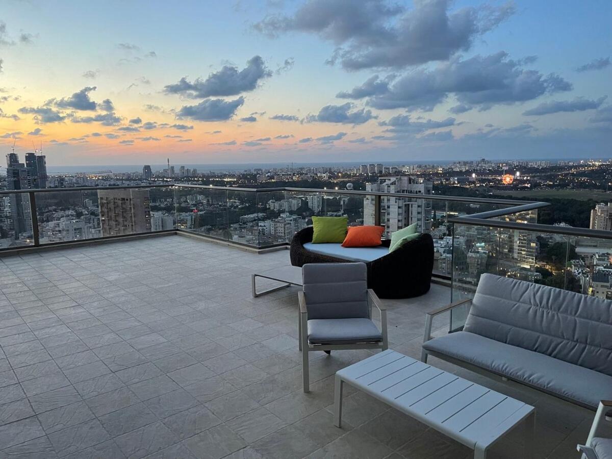 דירות רמת גן Beautiful Penthouse W/Amazing View, Prime Location מראה חיצוני תמונה