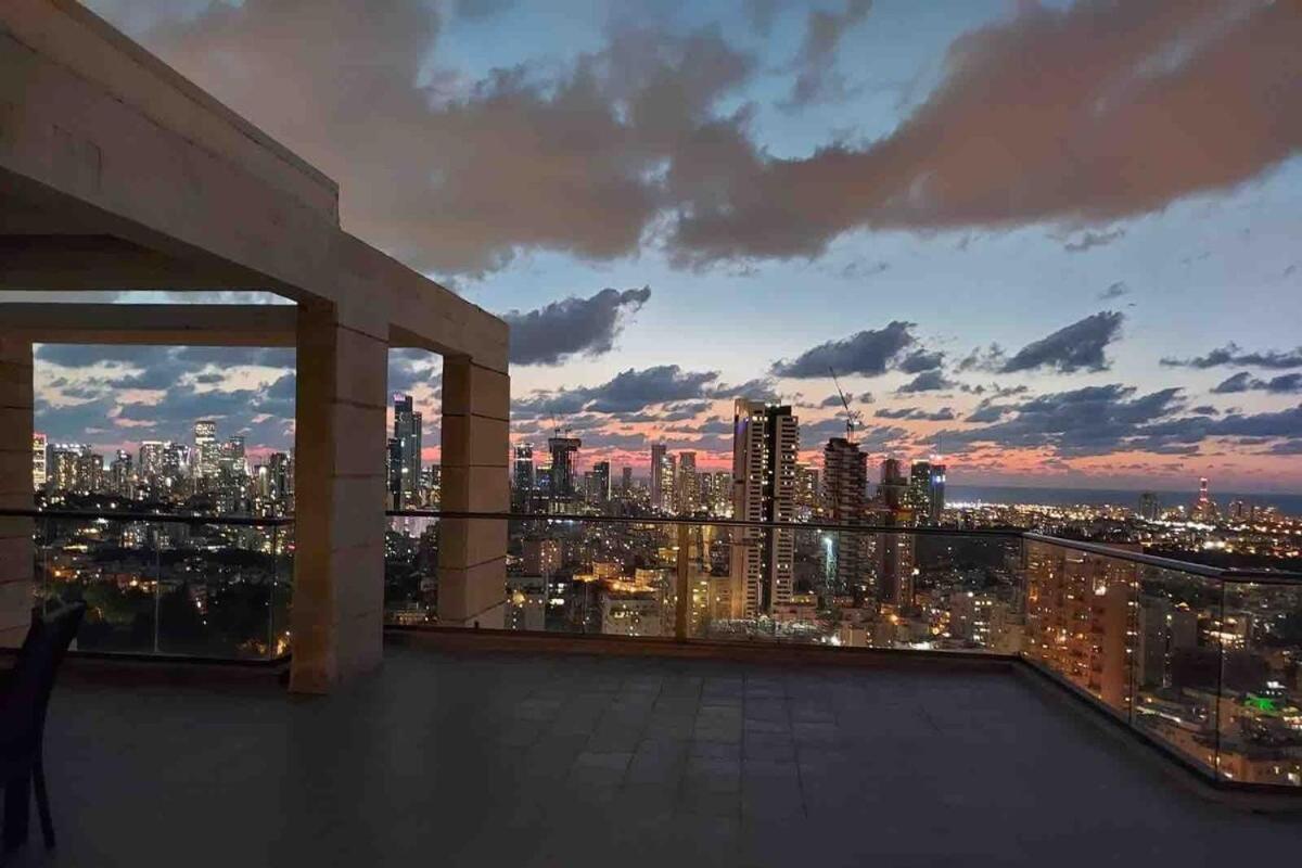 דירות רמת גן Beautiful Penthouse W/Amazing View, Prime Location מראה חיצוני תמונה