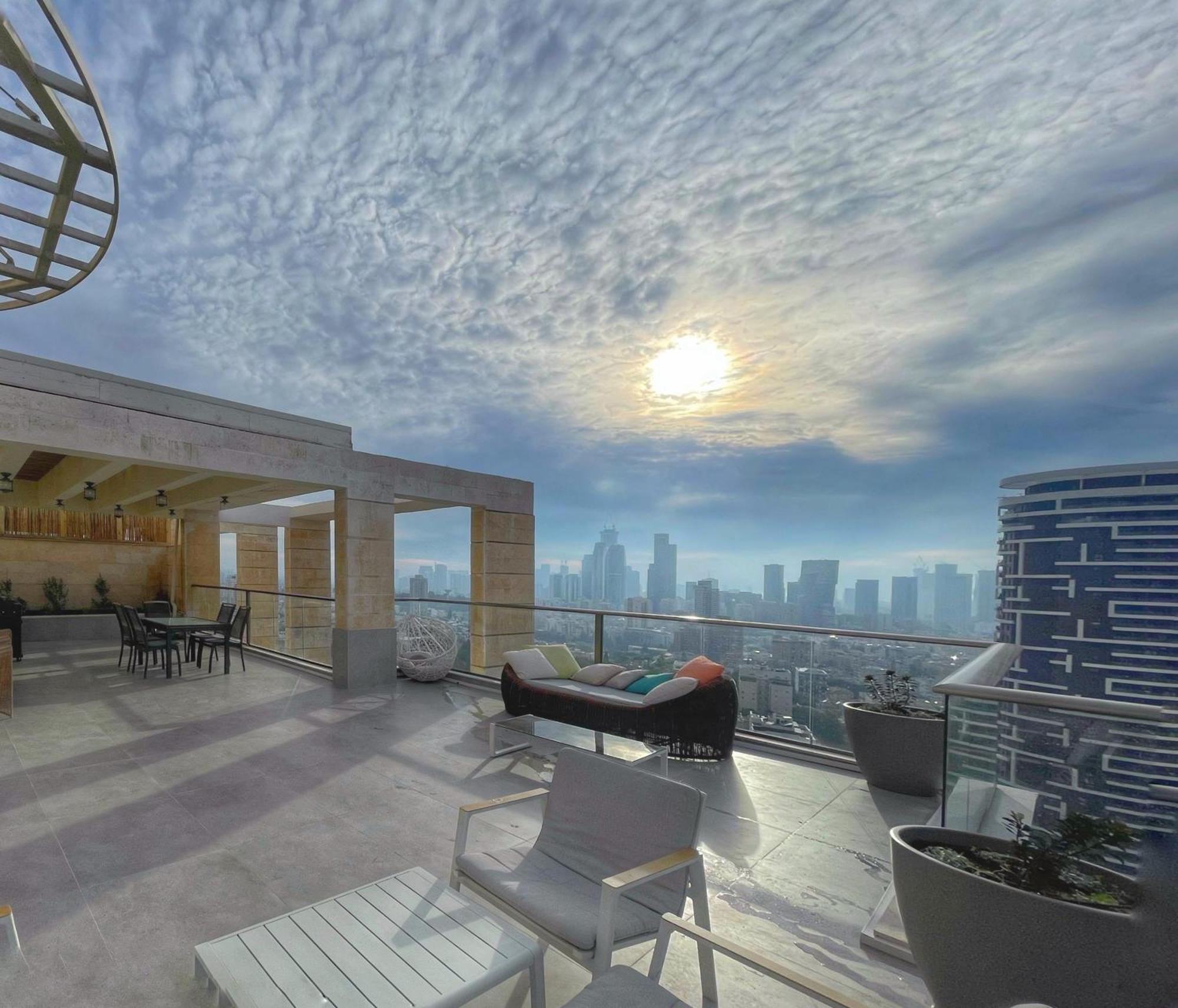 דירות רמת גן Beautiful Penthouse W/Amazing View, Prime Location מראה חיצוני תמונה